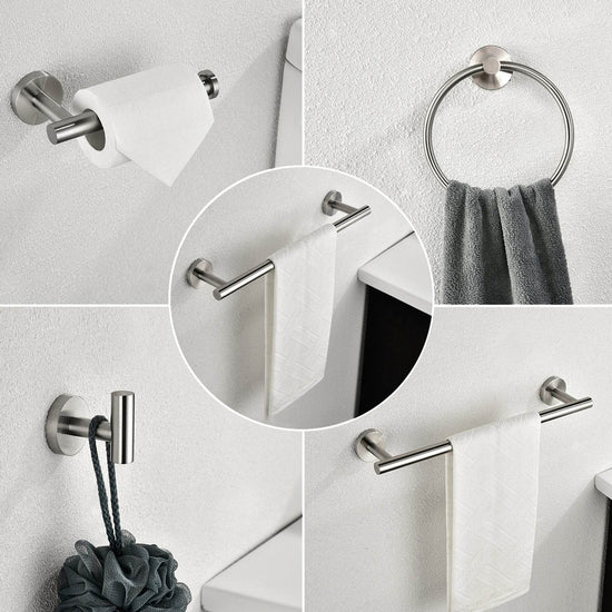 MLNshops Stainless Steel Bathroom Towel Rack Set Default Title