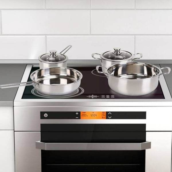 MLNshops Stainless Steel Cookware Set for All Cooking Needs