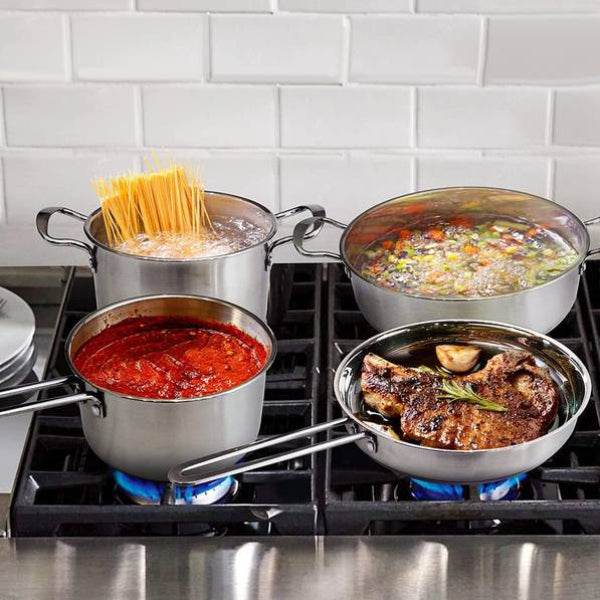 MLNshops Stainless Steel Cookware Set for All Cooking Needs