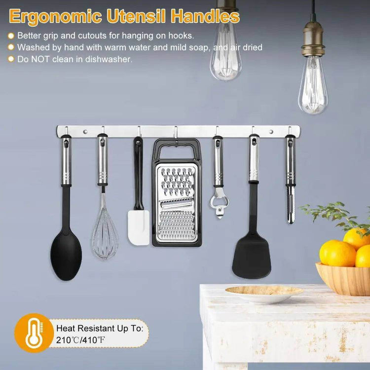 MLNshops Stainless Steel Kitchen Utensil Set - 15 Pieces