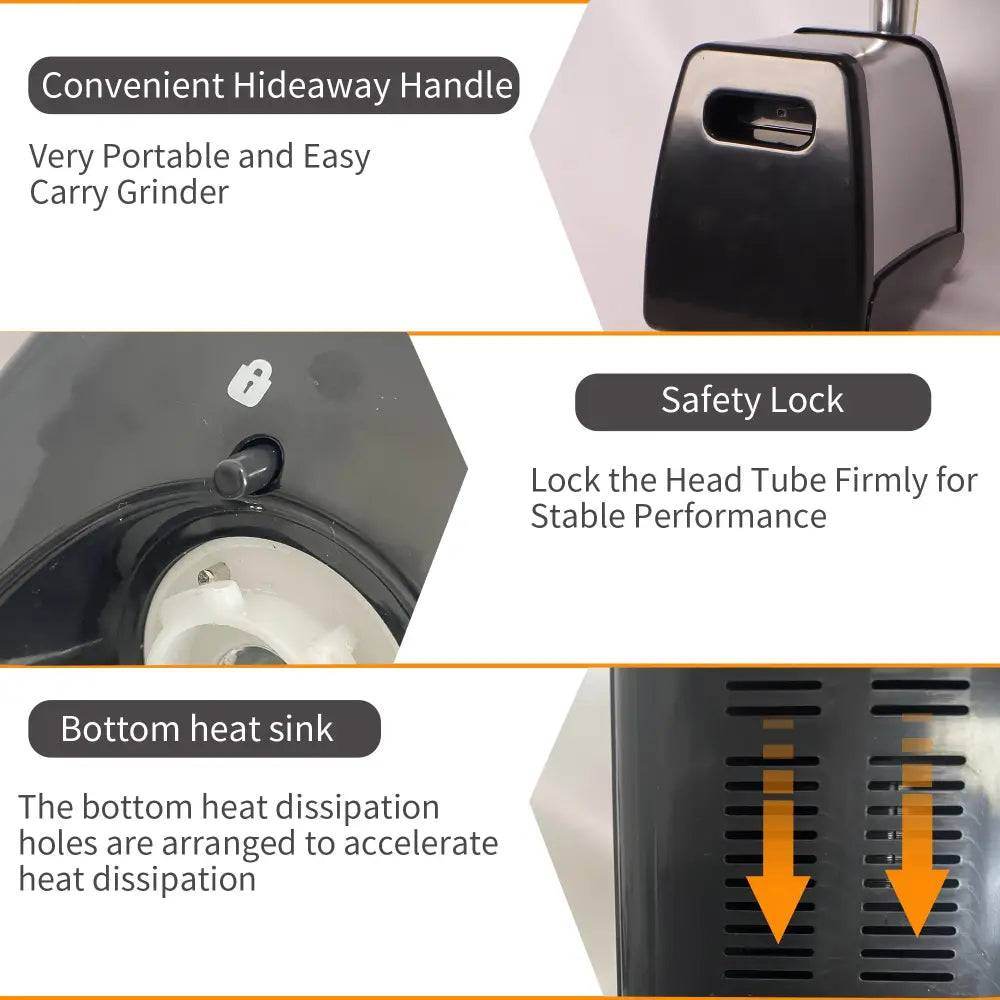 MLNshops Stainless Steel Meat Grinder & Sausage Stuffer