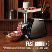 MLNshops Stainless Steel Meat Grinder & Sausage Stuffer