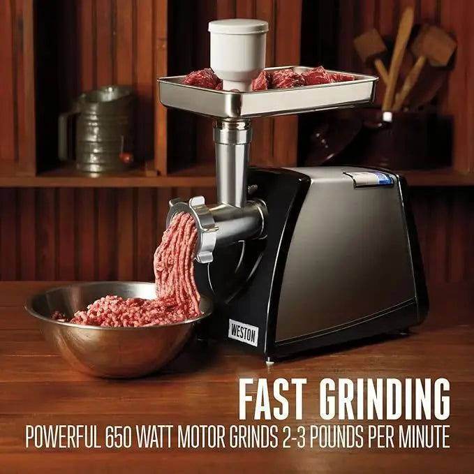 MLNshops Stainless Steel Meat Grinder & Sausage Stuffer