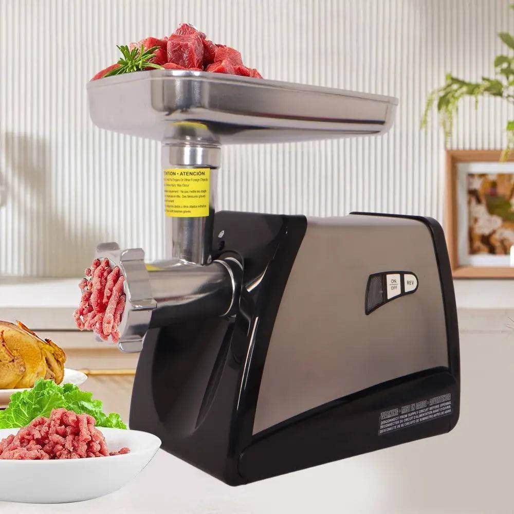 MLNshops Stainless Steel Meat Grinder & Sausage Stuffer