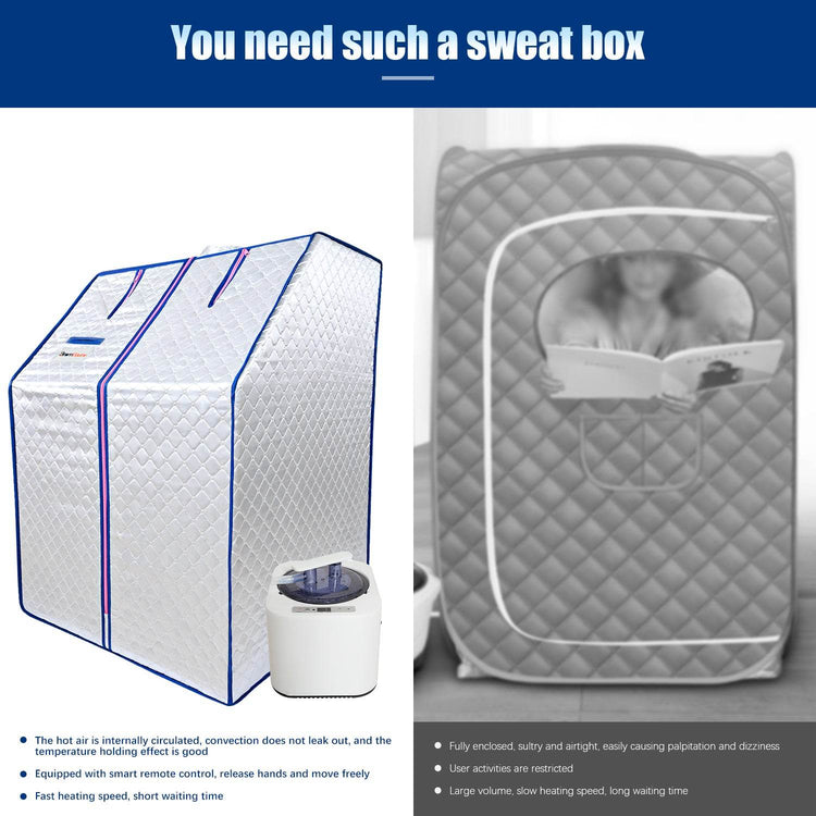 MLNshops Steam Sauna Tent - portable home sauna for sale