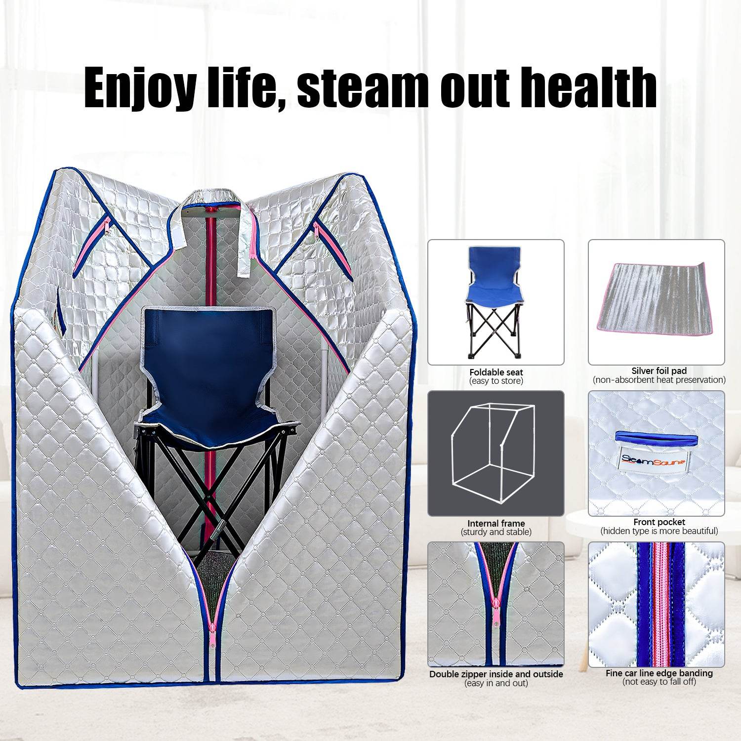 MLNshops Steam Sauna Tent - portable home sauna for sale Default