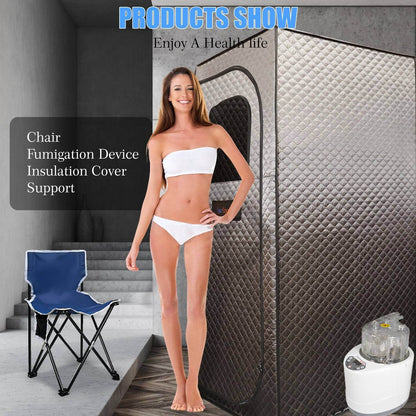 MLNshops portable home steam sauna Tent & Heater Kit