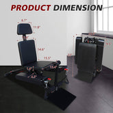 MLNshops Strength Training Bench Fitness Chair with Adjustable Support