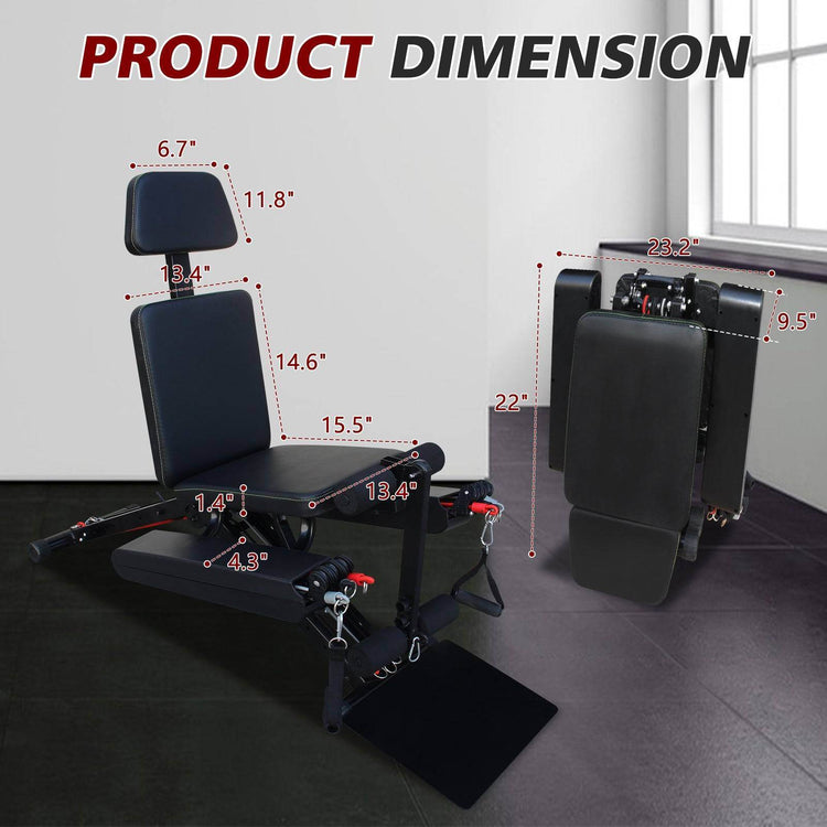 MLNshops Strength Training Bench Fitness Chair with Adjustable Support