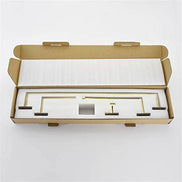 MLNshops Bathroom Towel Rack Set with Strong Adhesive Toilet Paper Holder