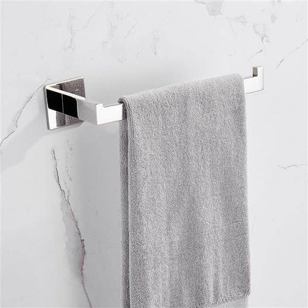 MLNshops Bathroom Towel Rack Set with Strong Adhesive Toilet Paper Holder
