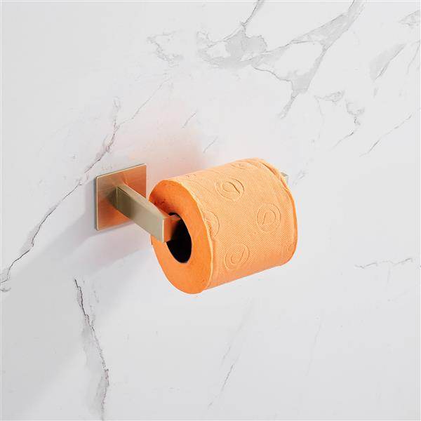 MLNshops Bathroom Towel Rack Set with Strong Adhesive Toilet Paper Holder