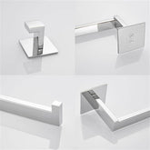 MLNshops Bathroom Towel Rack Set with Strong Adhesive Toilet Paper Holder