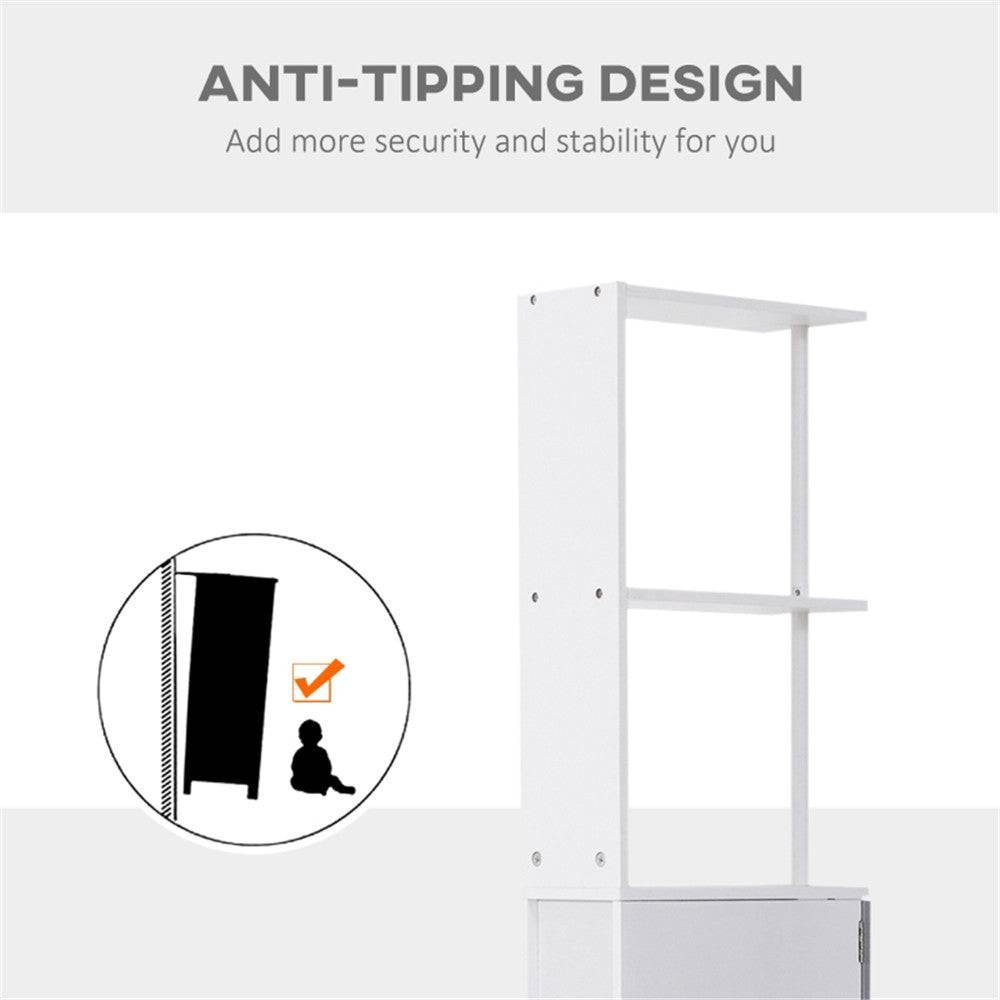 MLNshops Stylish Bathroom Storage Cabinet with Shelves