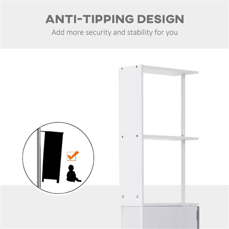 MLNshops Stylish Bathroom Storage Cabinet with Shelves