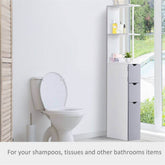 MLNshops Stylish Bathroom Storage Cabinet with Shelves