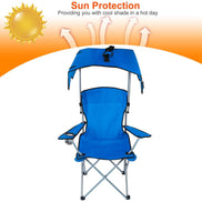 mlnshops Sun Protection Camping Chair with Canopy