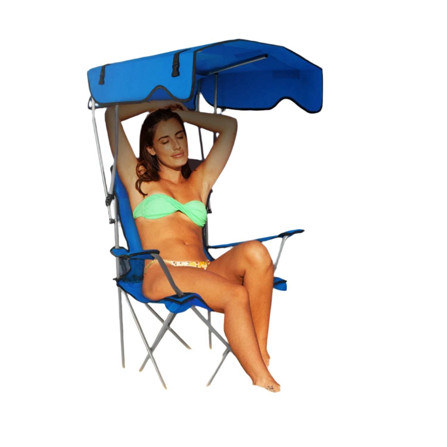 mlnshops Sun Protection Camping Chair with Canopy