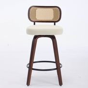 MLNshops Swivel Bar Stools for Kitchen Island with Cushioned Seat