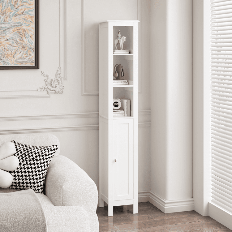 MLNshops Tall Bathroom Storage Cabinet - Stylish & Functional