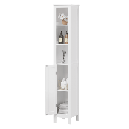 MLNshops Tall Bathroom Storage Cabinet - Stylish & Functional