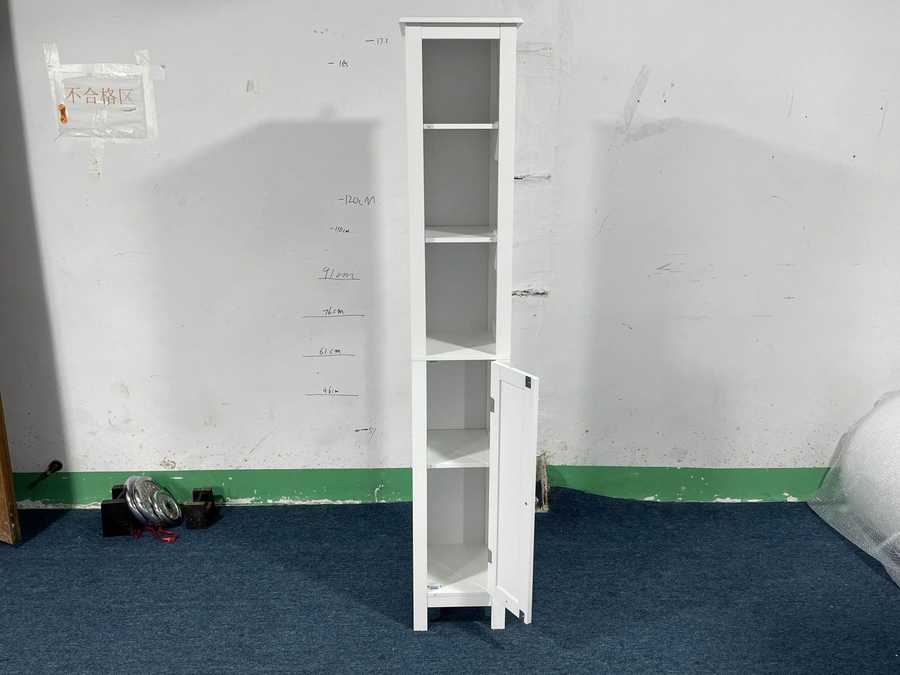 MLNshops Tall Bathroom Storage Cabinet - Stylish & Functional