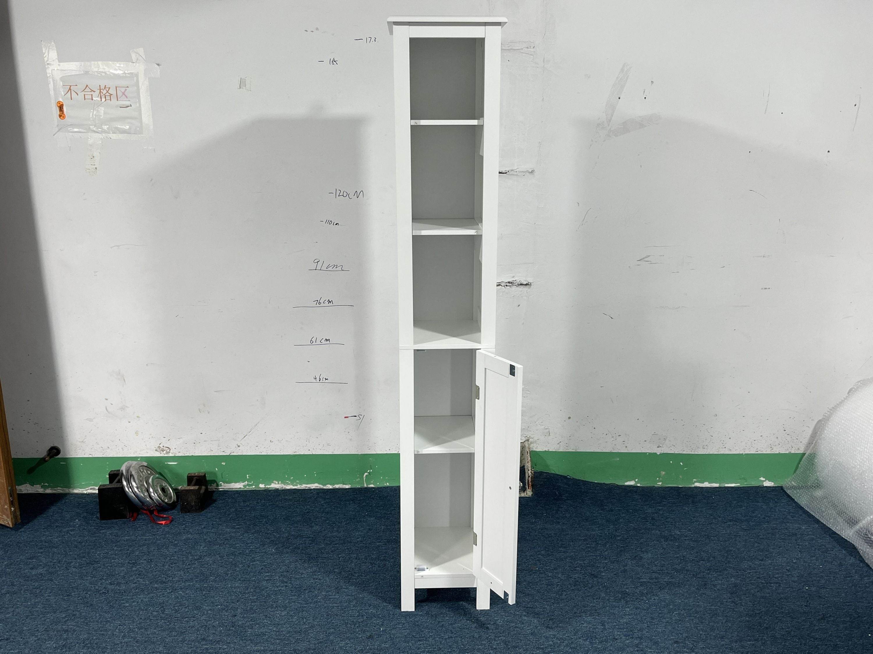 MLNshops Tall Bathroom Storage Cabinet - Stylish & Functional