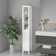 MLNshops Tall Bathroom Storage Cabinet - Stylish & Functional