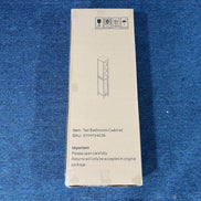 MLNshops Tall Bathroom Storage Cabinet - Stylish & Functional