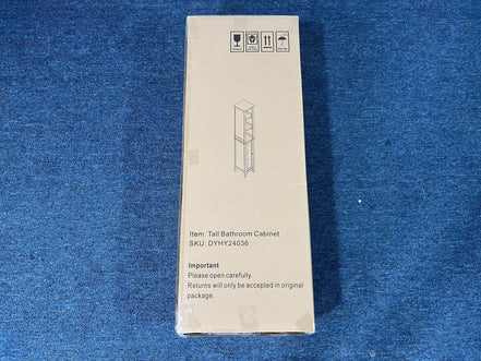 MLNshops Tall Bathroom Storage Cabinet - Stylish & Functional