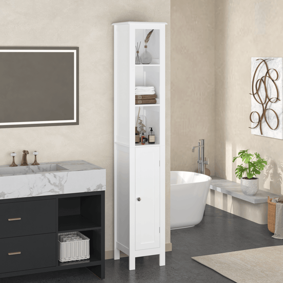 MLNshops Tall Bathroom Storage Cabinet - Stylish & Functional Default