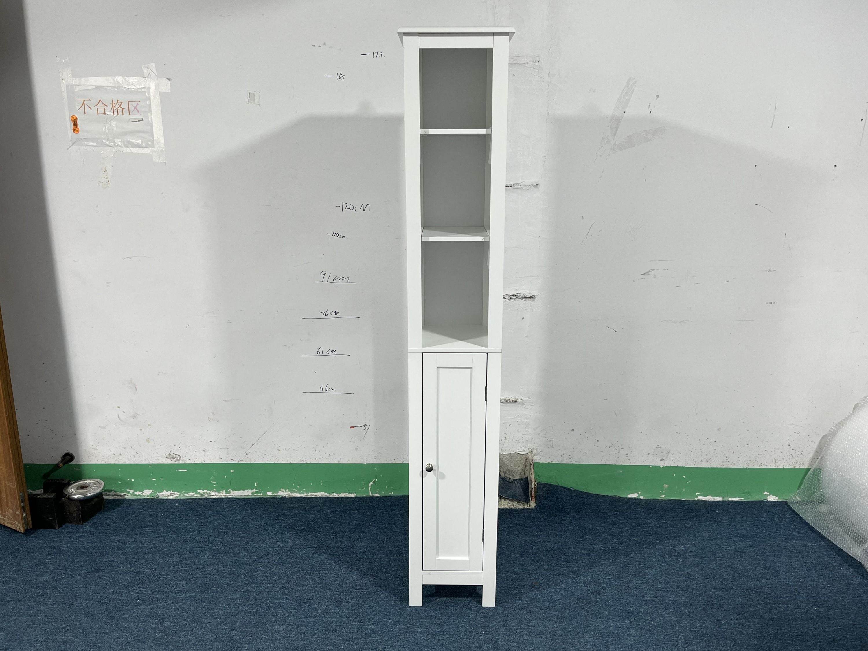 MLNshops Tall Bathroom Storage Cabinet - Stylish & Functional