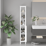 MLNshops Tall Bathroom Storage Cabinet - Stylish & Functional