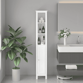 MLNshops Tall Bathroom Storage Cabinet - Stylish & Functional