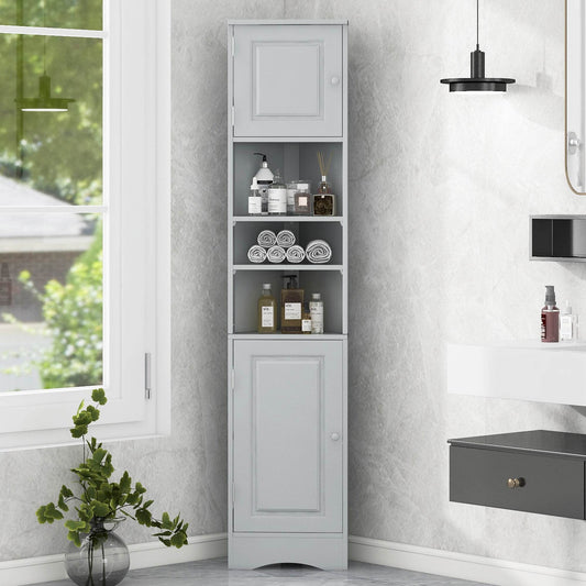 MLNshops Tall Corner Bathroom Cabinet with Storage - MLNshops