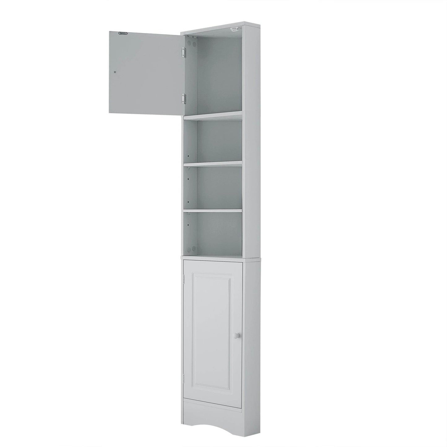 MLNshops Tall Corner Bathroom Cabinet with Storage