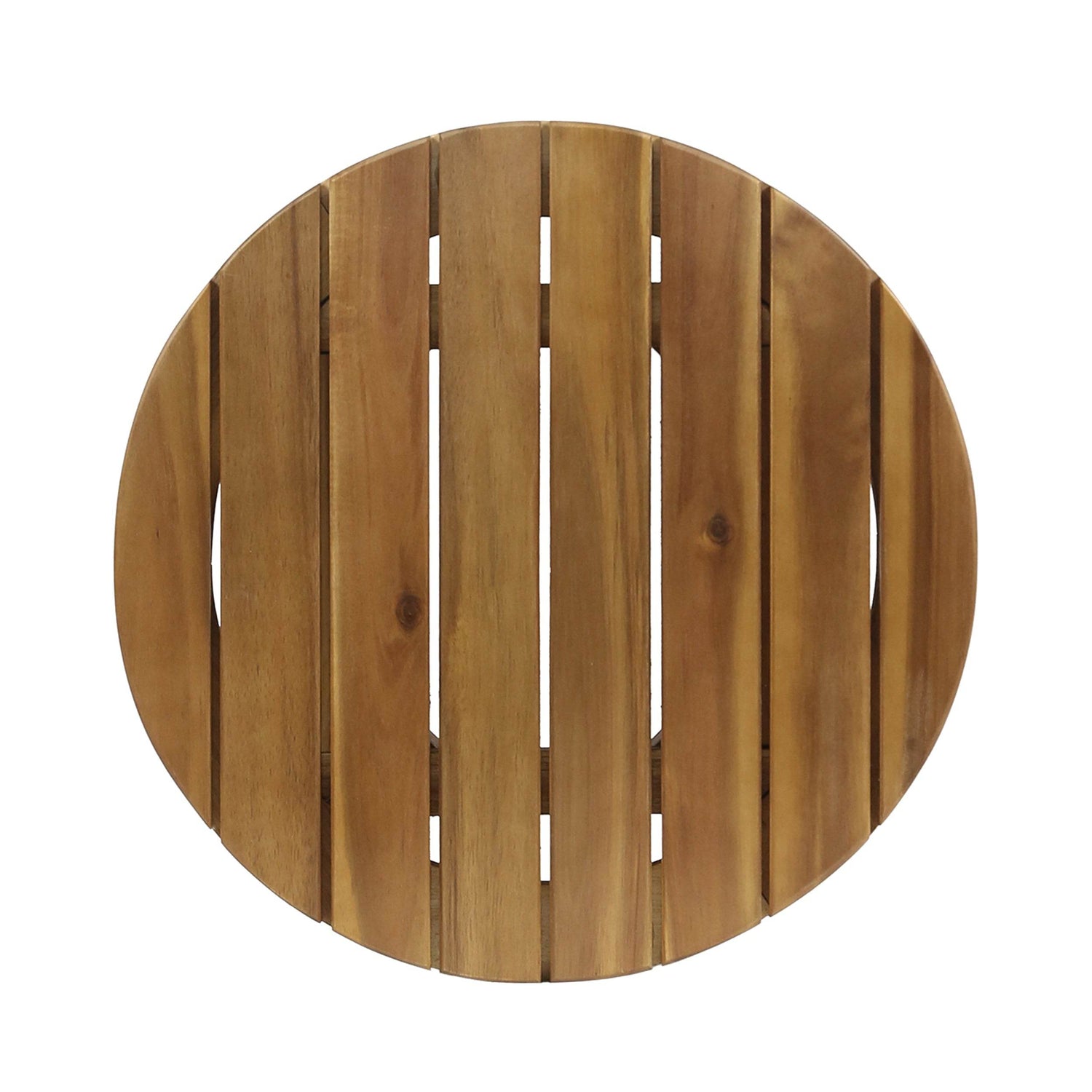 MLNshops 3-Piece White Teak Patio Set for Outdoor Relaxation