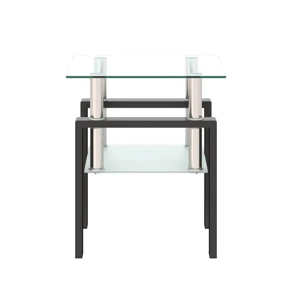 MLNshops Tempered Glass Coffee Table for Modern Living