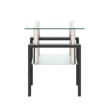 MLNshops Tempered Glass Coffee Table for Modern Living