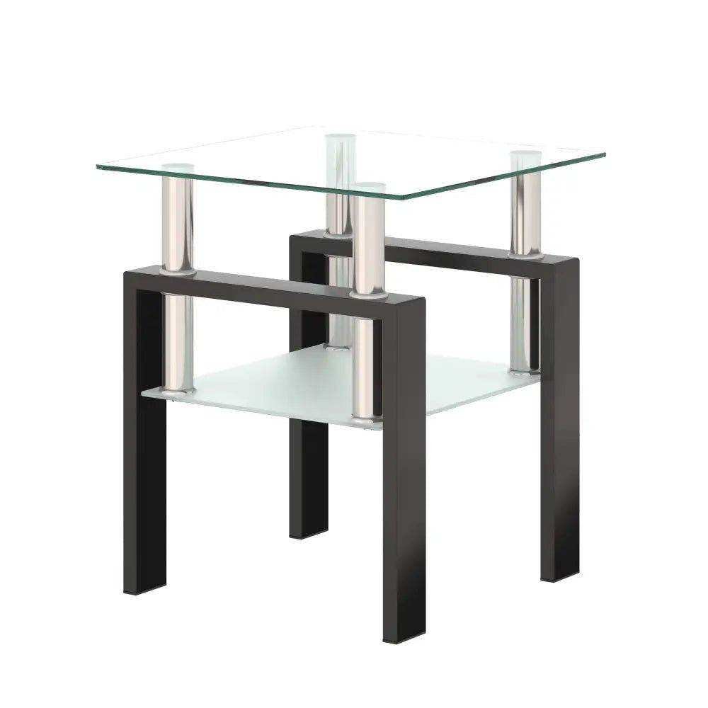 MLNshops Tempered Glass Coffee Table for Modern Living