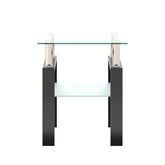 MLNshops Tempered Glass Coffee Table for Modern Living