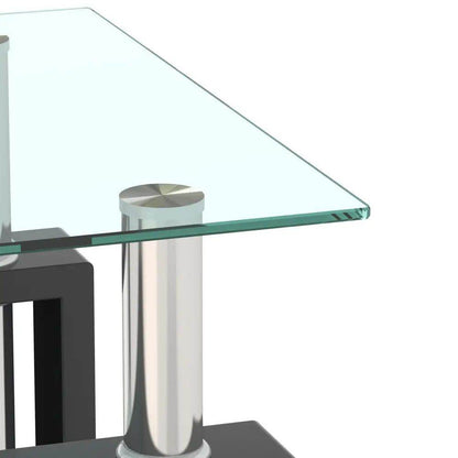 MLNshops Tempered Glass Coffee Table for Modern Living