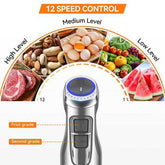 MLNshops 1000W Immersion Hand Blender with Attachments