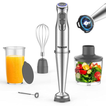 MLNshops 1000W Immersion Hand Blender with Attachments