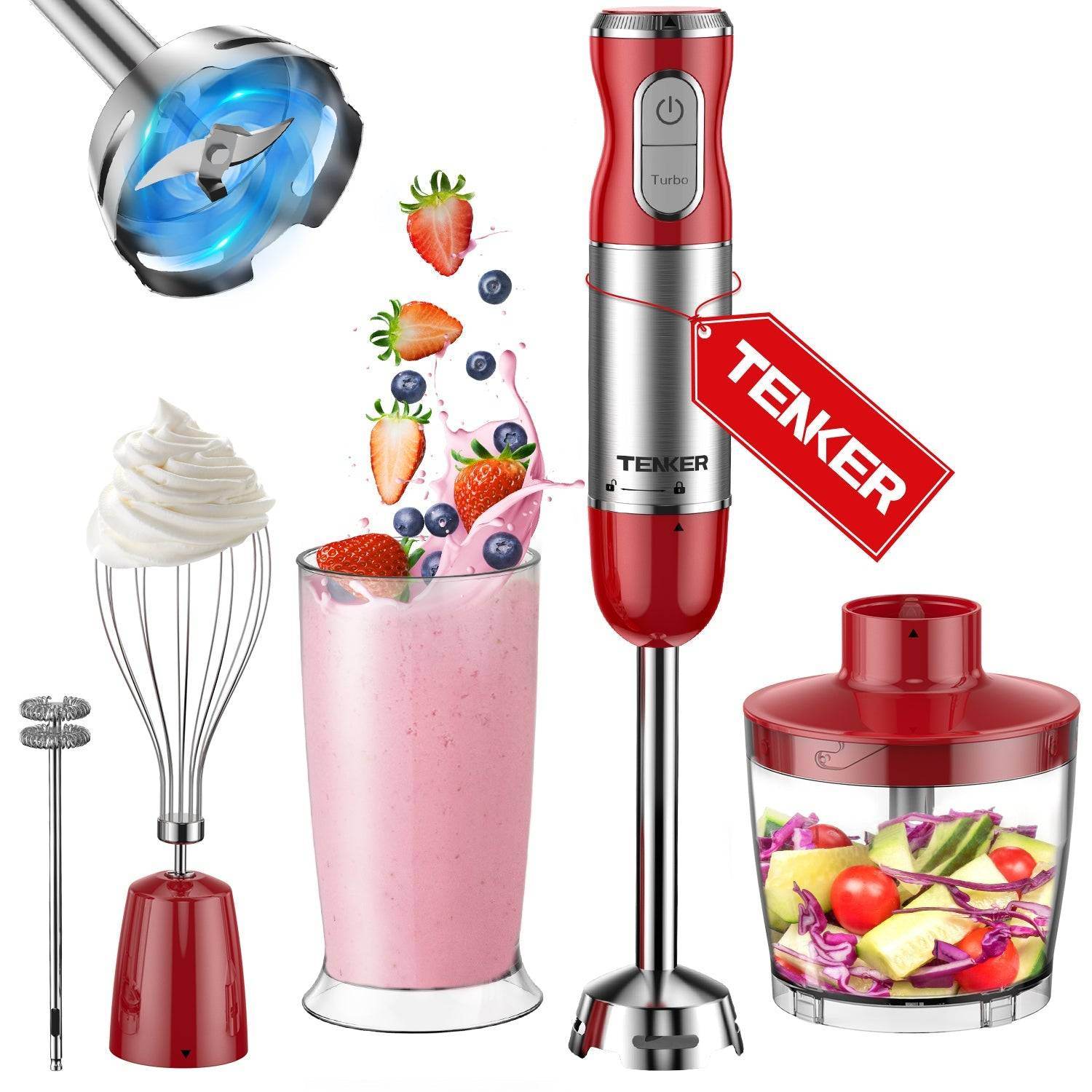 mlnshops 450W Multi Speed Blender Set for Smoothies Default Title
