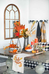MLNshops Thanksgiving Table Centerpiece Pumpkins Ornament Set