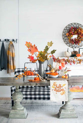 MLNshops Thanksgiving Table Centerpiece Pumpkins Ornament Set
