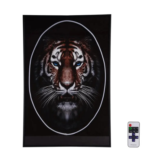 Tiger Art Print, wall lamp, holiday gifts MLNshops]