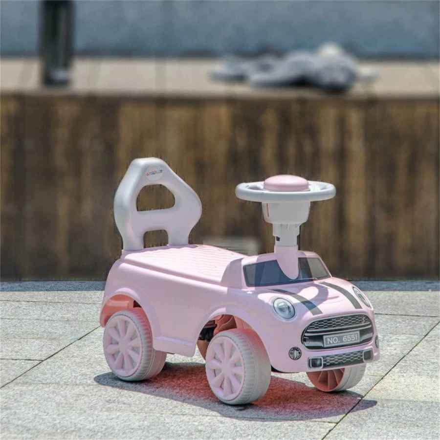 mlnshops Toddler Ride-On Car with Horn - Pink