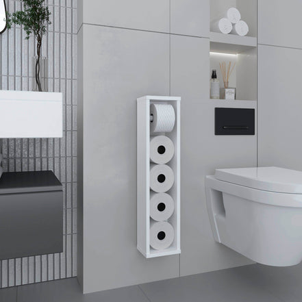 MLNshops Toilet Paper Holder with Shelf for Bathroom Default